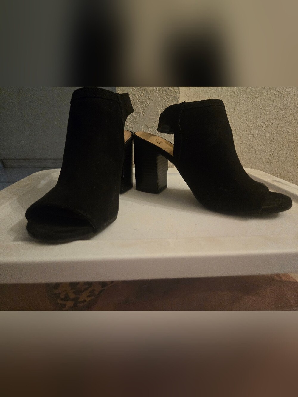 Black Open-Toe Block Heel Mules - Women's Stylish Slide Sandals